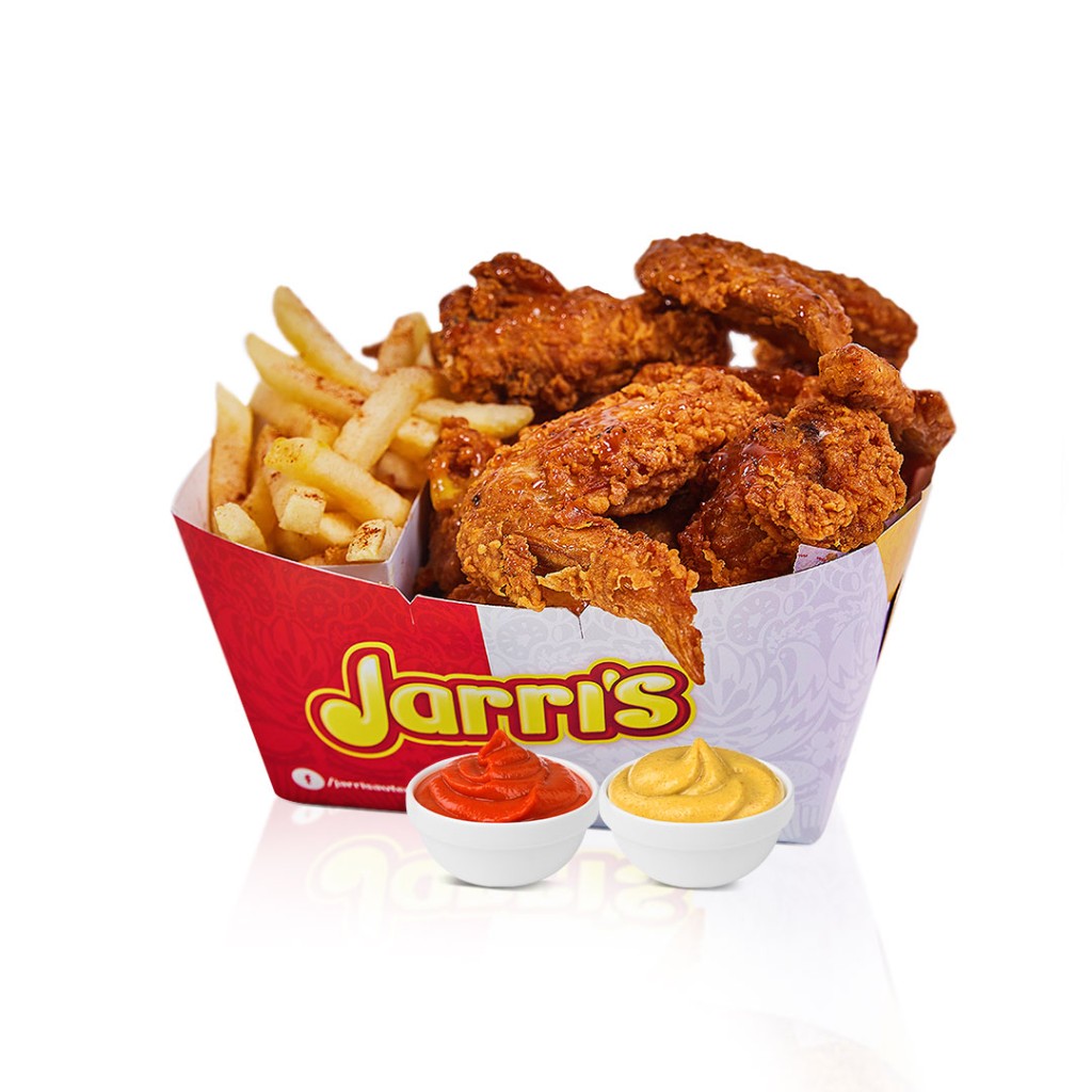 Alitas apanadas en salsa  - Jarris