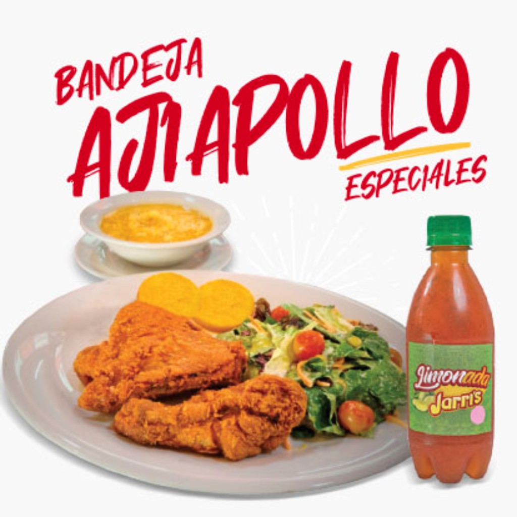Bandeja AjiaPollo con bebida - Jarris