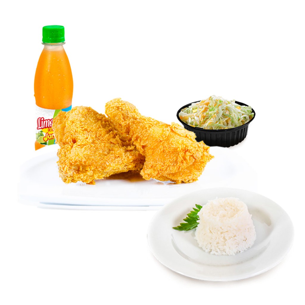 Bandeja Arroz 2 presas + adicional bebida pequeña - Jarris