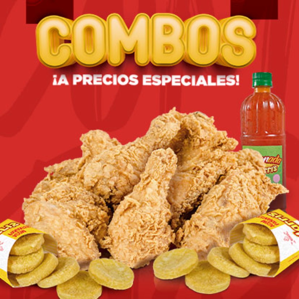 8 PRESAS + 16 AREPAS + BEBIDA GRANDE - Jarris